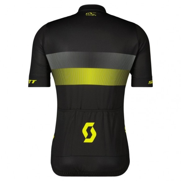 Maillot Ms RC Team 10 Ss Black/Sulphur Yellow