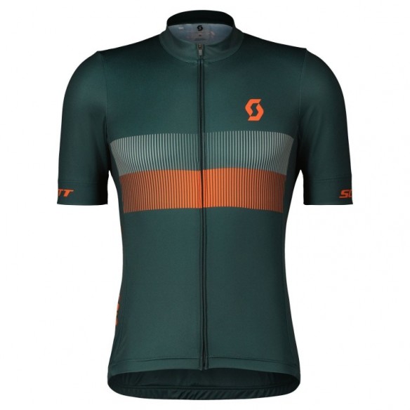 Maillot Ms RC Team 10 Ss Aruba Green/Braze Orange