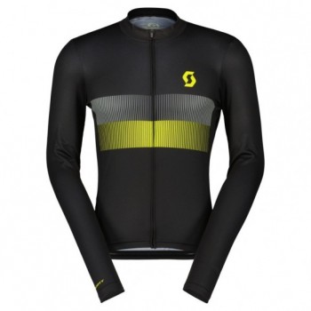 Maillot Ms RC Team 10 Ls Black/Sulphur Yellow