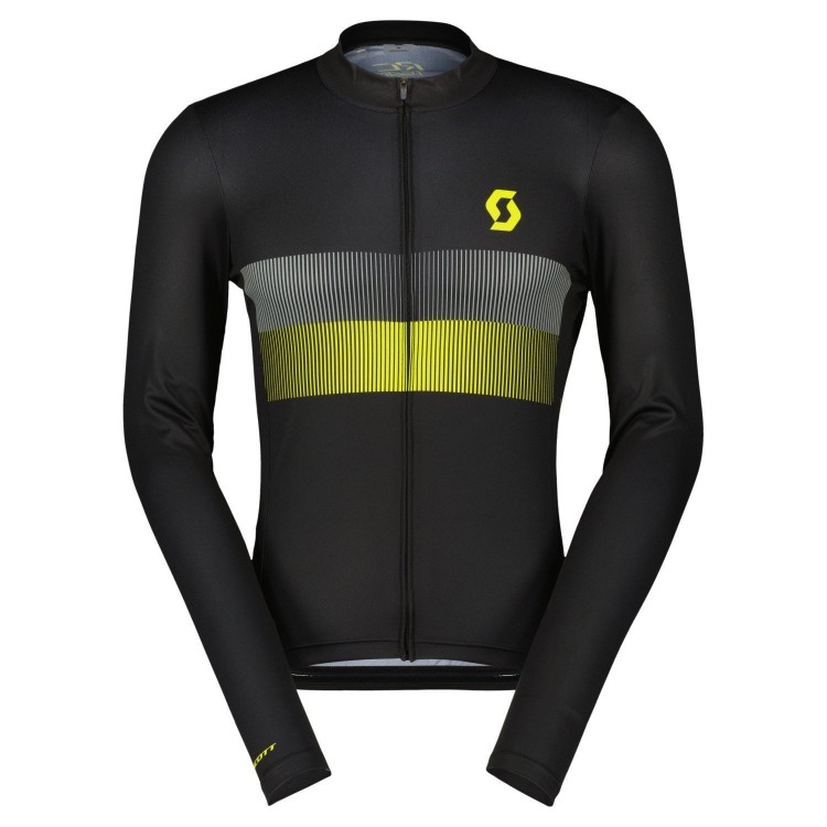 Maillot Ms RC Team 10 Ls Black/Sulphur Yellow