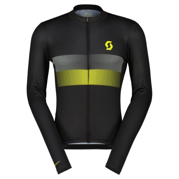 Maillot Ms RC Team 10 Ls Black/Sulphur Yellow