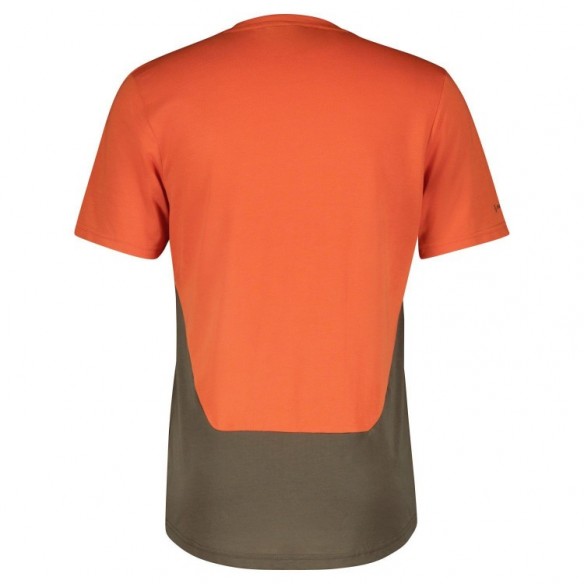 Maillot Ms Trail Flow Dri Ss Braze Orange/Shadow Brown