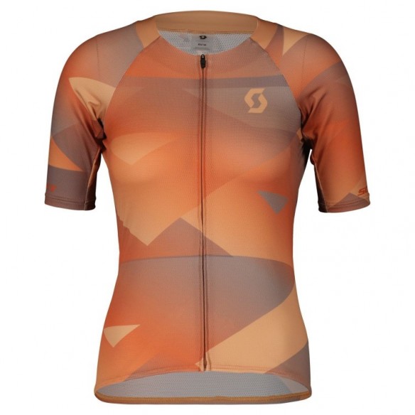 Maillot Ws RC Premium Climber Ss Rose Beige/Braze Orange