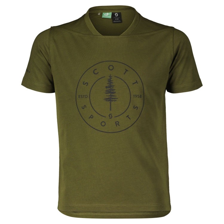 Maillot Jr Trail Flow 10 Dri Ss Fir Green