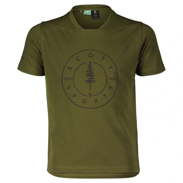 Maillot Jr Trail Flow 10 Dri Ss Fir Green