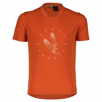 Maillot Jr Trail Flow 20 Dri Ss Braze Orange