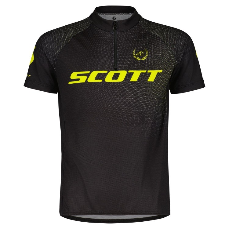 Maillot Jr RC Pro Ss Black/Sulphur Yellow