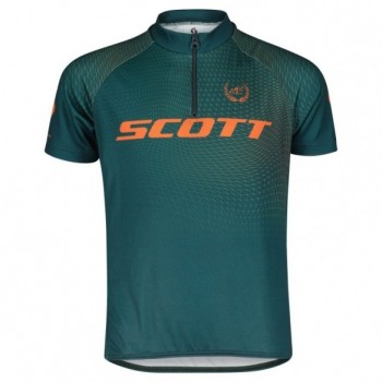 Maillot Jr RC Pro Ss Aruba Green/Braze Orange