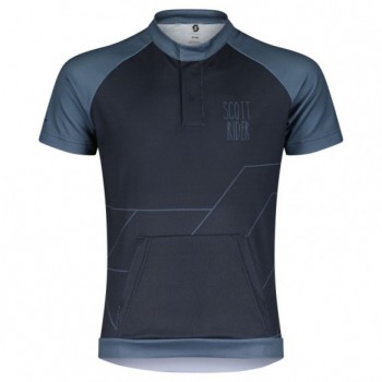 Maillot Jr RC Team Ss Dark Blue/Metal Blue