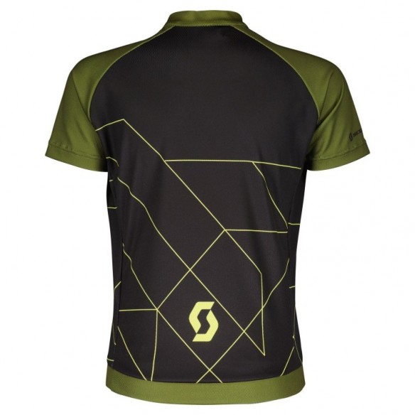 Maillot Jr RC Team Ss Black/Fir Green