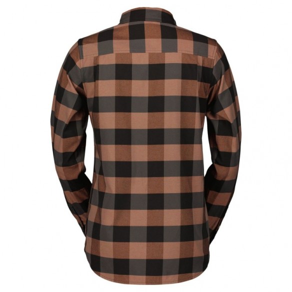 Maillot Ws Trail Flow Check Ls Rose Beige/Black