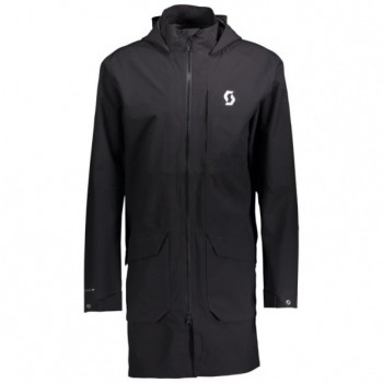 Chaqueta Ms Rain Coat Ft Black/Grey