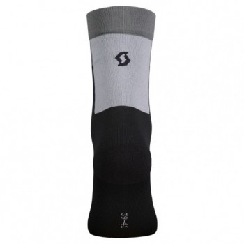 Calcetín Block Stripe Crew Black/Dark Grey 2