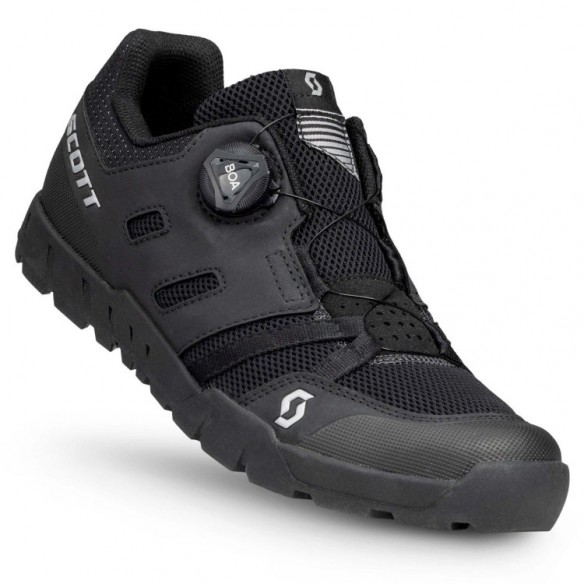 Zapatillas SCOTT Sport Crus-R Flat Boa Black/Silver