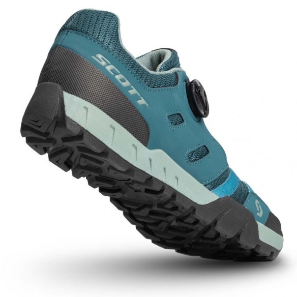 Zapatillas SCOTT Ws Sport Crus-R Flat Boa Petrol Blue/Mint Green
