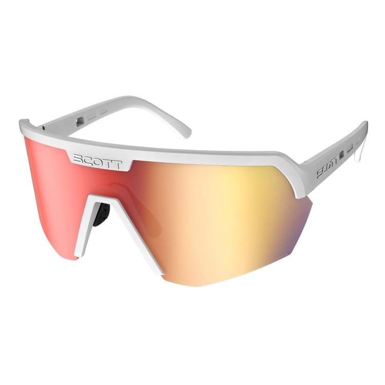 Gafas de sol Sport Shield White Matt