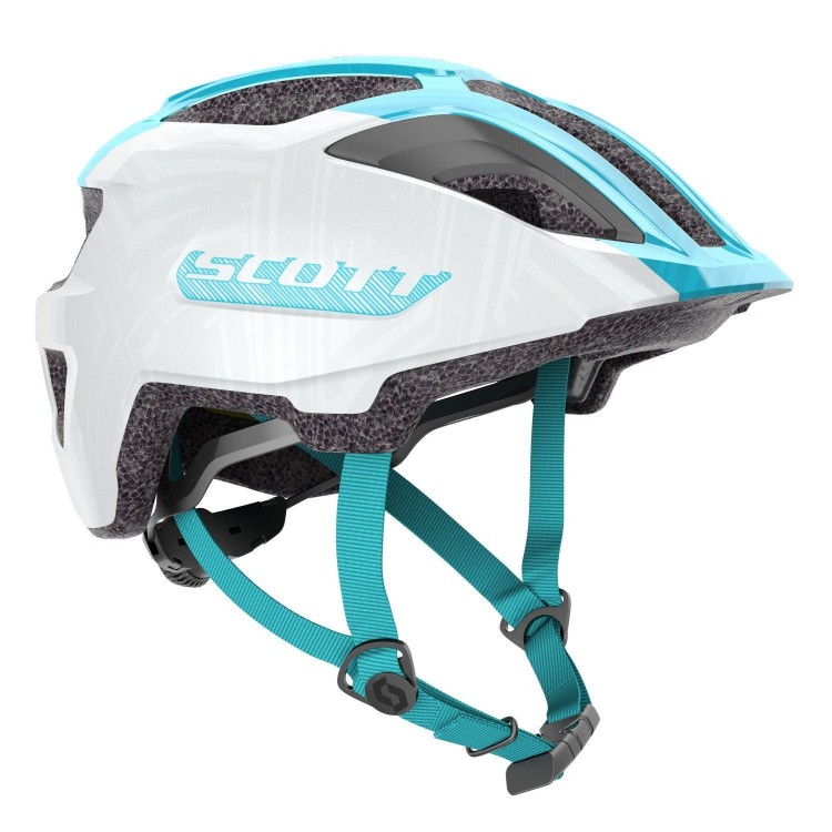 Casco SCOTT Spunto Junior white/breeze blue