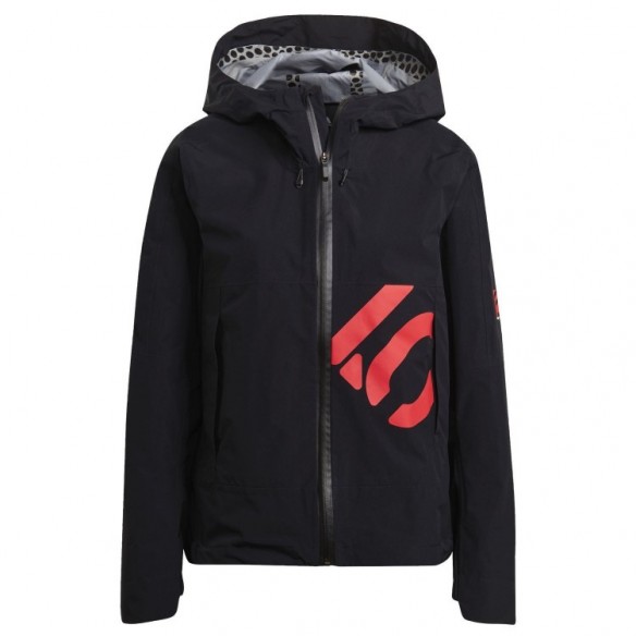 Chaqueta Con Capucha W 5.10 Rain Black Five Ten