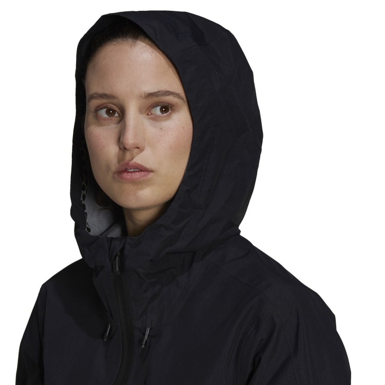 Chaqueta Con Capucha W 5.10 Rain Black Five Ten