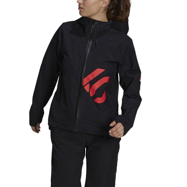 Chaqueta Con Capucha W 5.10 Rain Black Five Ten