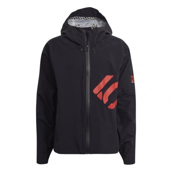 Chaqueta Con Capucha 5.10 Rain Black Five Ten