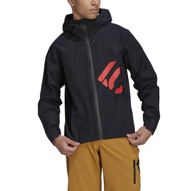 Chaqueta Con Capucha 5.10 Rain Black Five Ten
