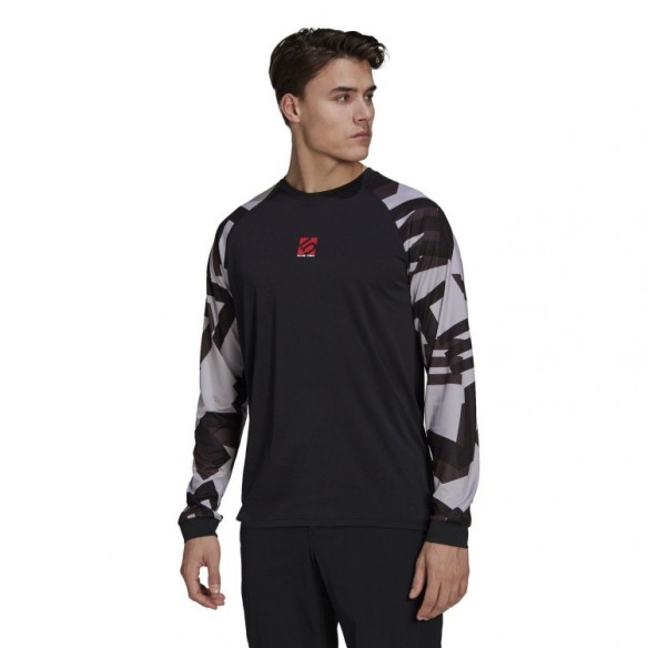 Camiseta 5.10 Trailx L/S Black/Lgrani Five Ten