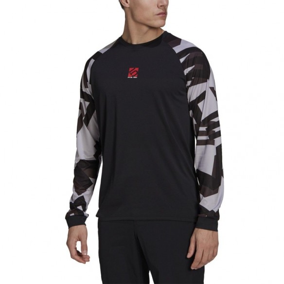 Camiseta 5.10 Trailx L/S Black/Lgrani Five Ten