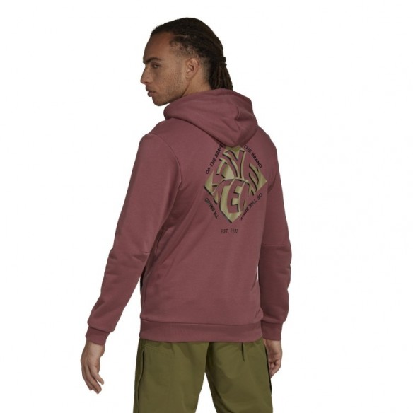 Sudadera 5.10 Gfx Hoodie Quiet Crimson Five Ten