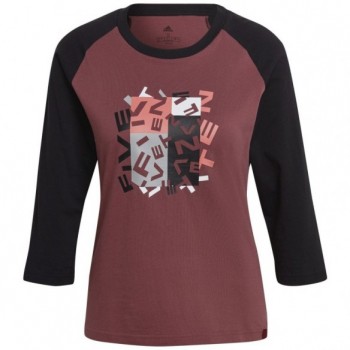 Camiseta Manga Larga W 5.10 Gfx Quiet Crimson Five Ten