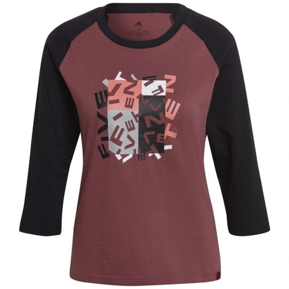 Camiseta Manga Larga W 5.10 Gfx Quiet Crimson Five Ten