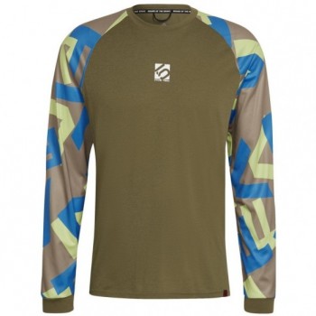 Camiseta 5.10 Trailx L/S Olifoc/Verorb Five Ten