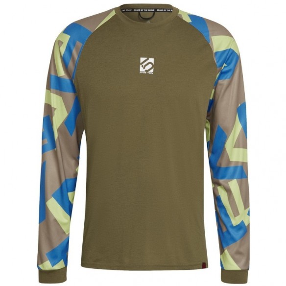 Camiseta 5.10 Trailx L/S Olifoc/Verorb Five Ten