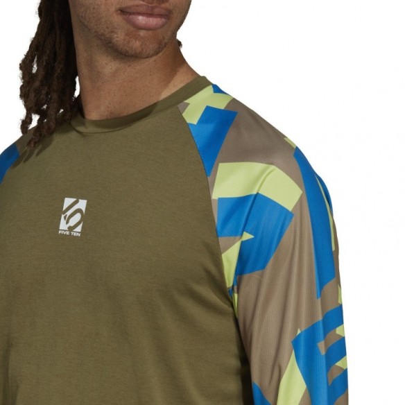 Camiseta 5.10 Trailx L/S Olifoc/Verorb Five Ten