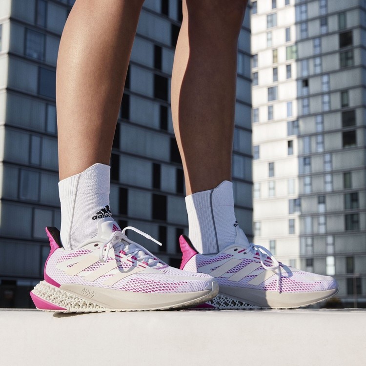 Calcetín Runadizero Blanco/Gritre/Negro adidas