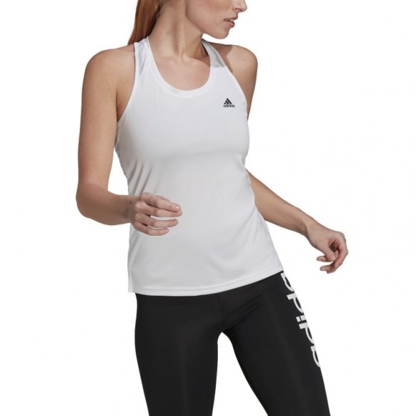 Camiseta de Tirantes W 3s Blanco/Negro adidas