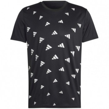Camiseta Brand Love Negro/Blanco adidas