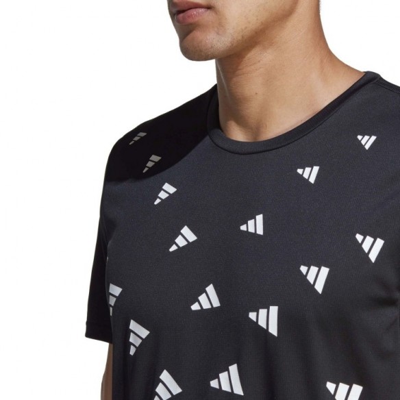 Camiseta Brand Love Negro/Blanco adidas