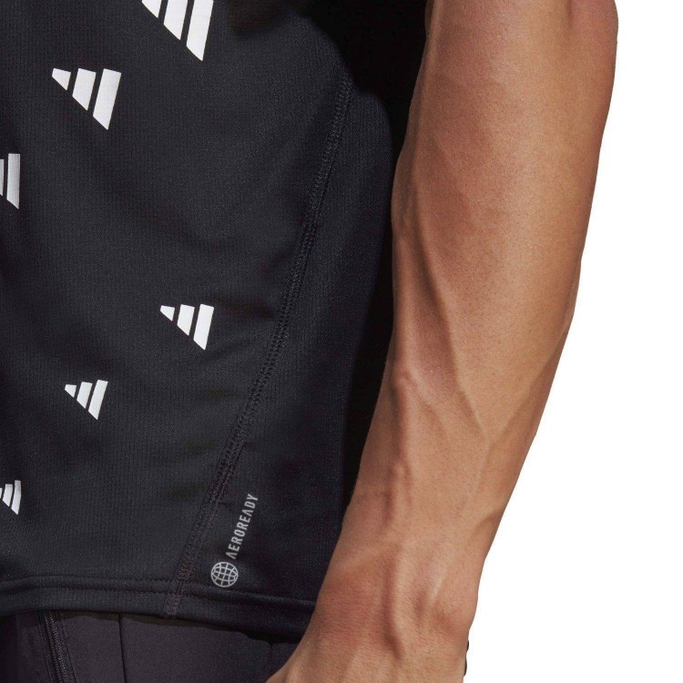 Camiseta Brand Love Negro/Blanco adidas