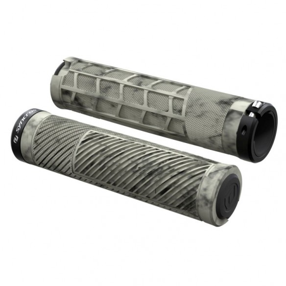 Puños Am Lock-On Marble Gobi Beige/Black Syncros