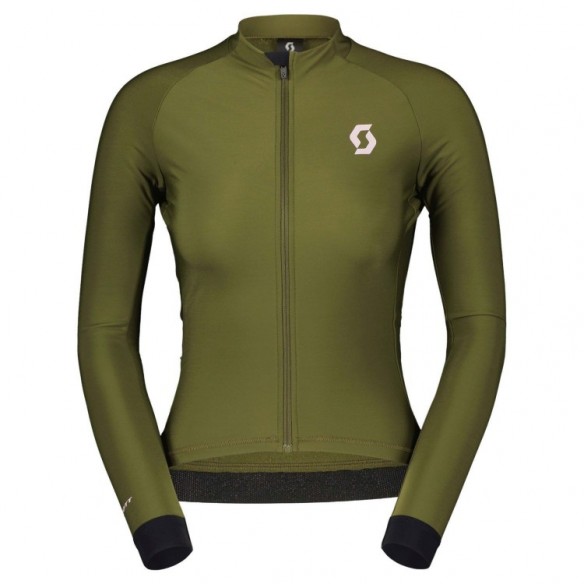 Maillot Ws RC Pro Warm Ls Fir Green/Cloud Pink