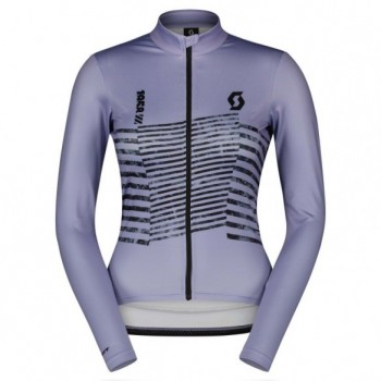 Maillot Ws RC Team Warm Graphics Ls Heather Purple