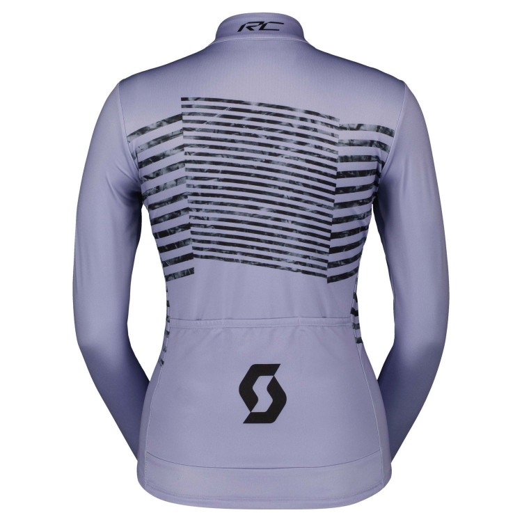 Maillot Ws RC Team Warm Graphics Ls Heather Purple
