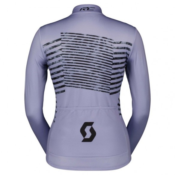 Maillot Ws RC Team Warm Graphics Ls Heather Purple