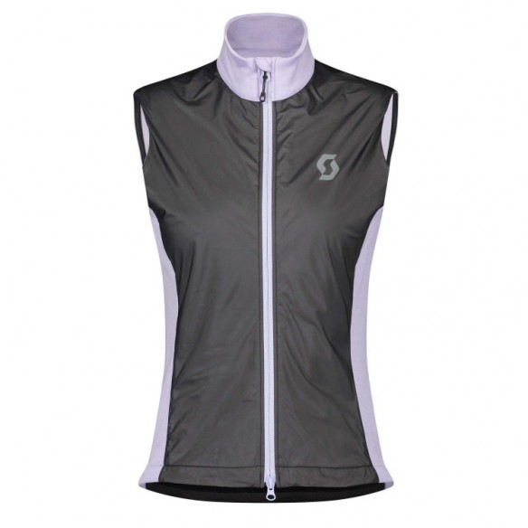 Chaleco Ws Gravel Warm Merino Heather Purple/Black