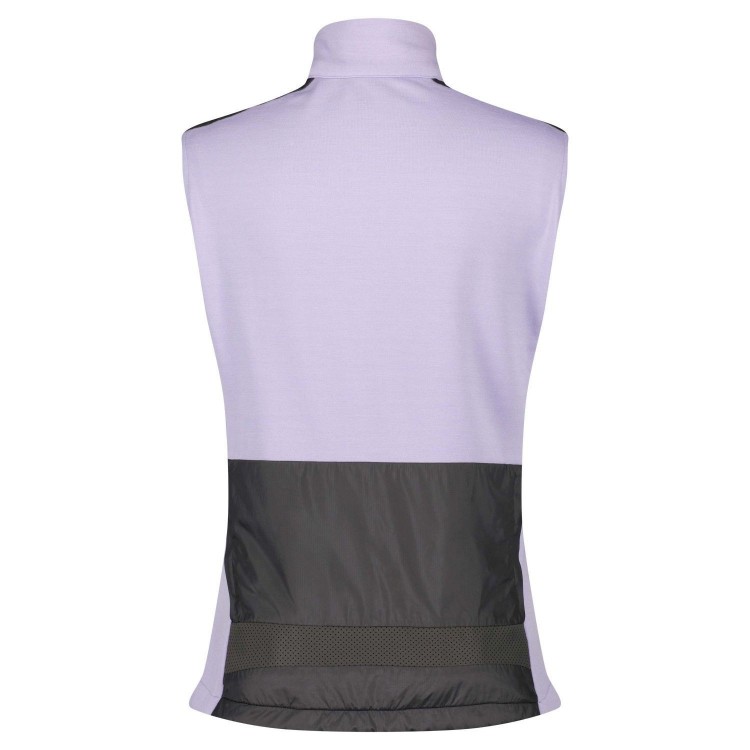 Chaleco Ws Gravel Warm Merino Heather Purple/Black