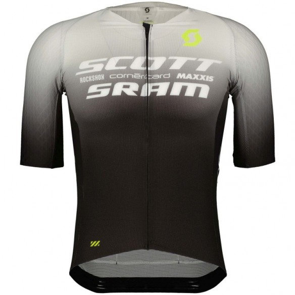 Maillot Ms RC SCOTT-Sram Aero Ss Black/White