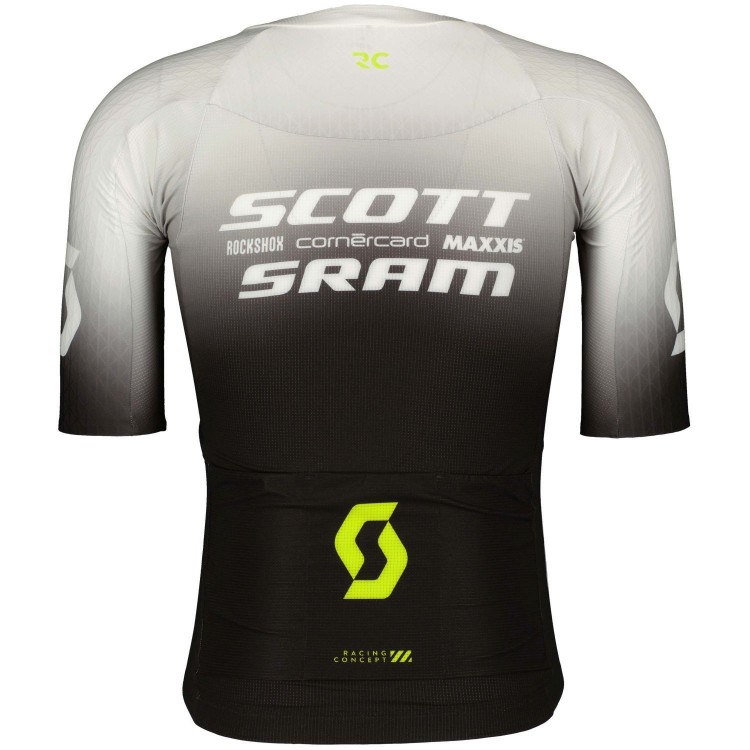 Maillot Ms RC SCOTT-Sram Aero Ss Black/White