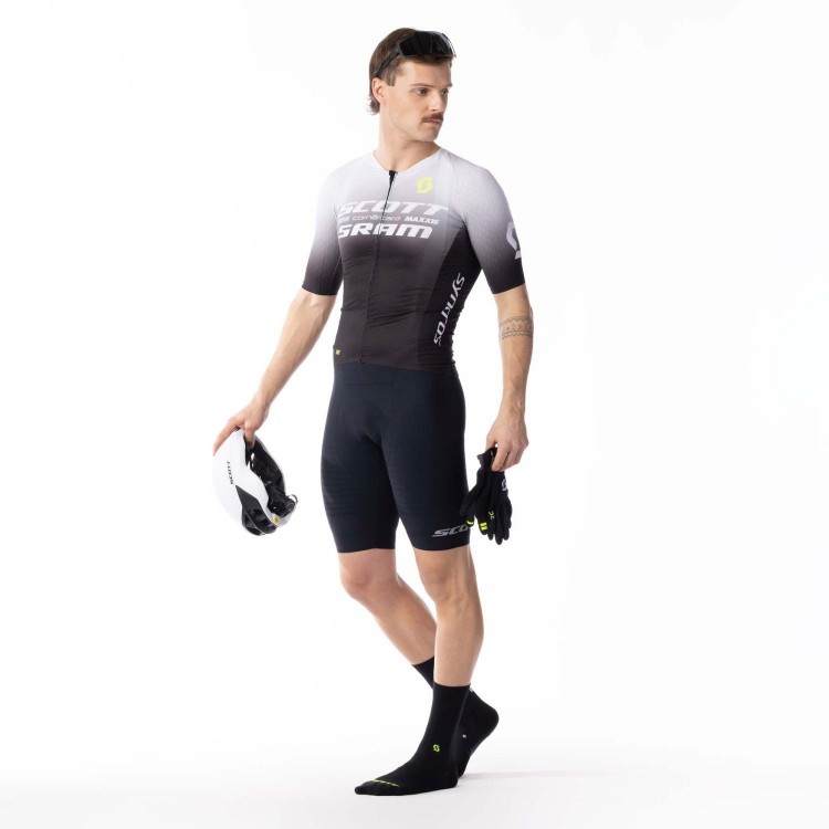 Maillot Ms RC SCOTT-Sram Aero Ss Black/White