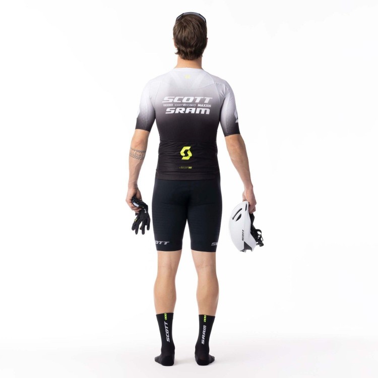 Maillot Ms RC SCOTT-Sram Aero Ss Black/White